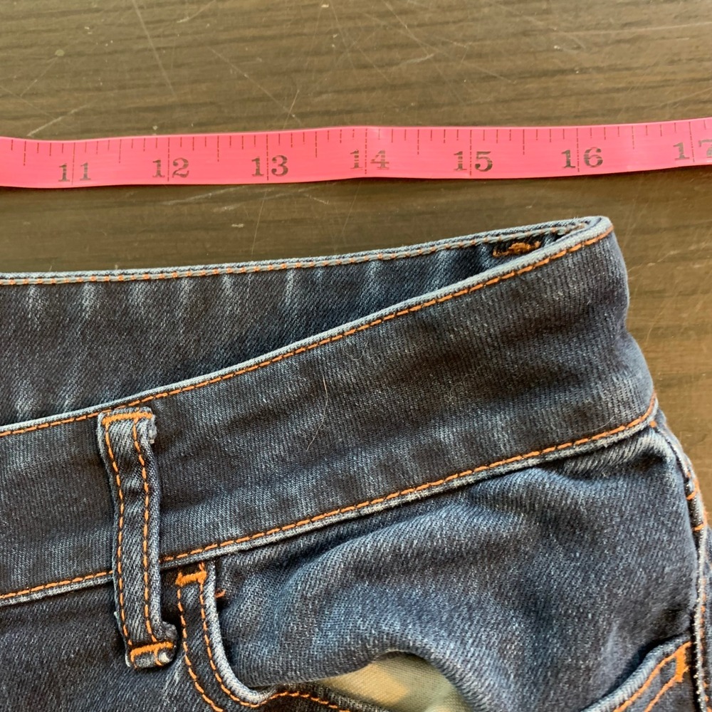 Banana‎ Republic Women's Dark Wash Denim Jeans Size 30 Bootcut Classic READ FLAW - Picture 9 of 15